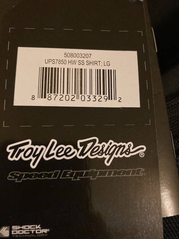 2021 Troy Lee Designs UPS 7850 HW Short Sleeve Shirt Large For Sale