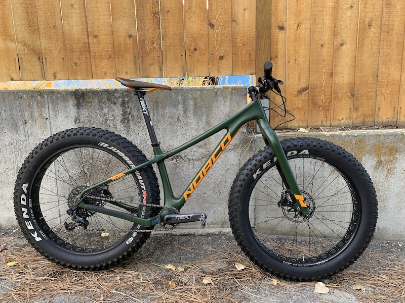 2017 Norco Ithaqua 6.1 Carbon Fat Bike Size Small For Sale