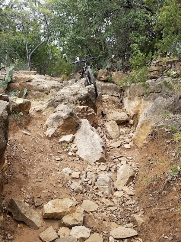 PK Rock Garden Mountain Biking Trail Graford, Texas