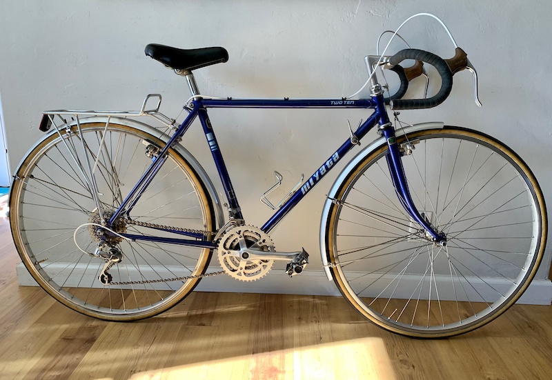 Vintage 50cm Miyata Two Ten Steel Touring Bicycle For Sale