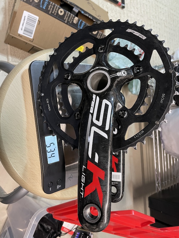 FSA SLK Light Crankset 165mm 50/34 For Sale