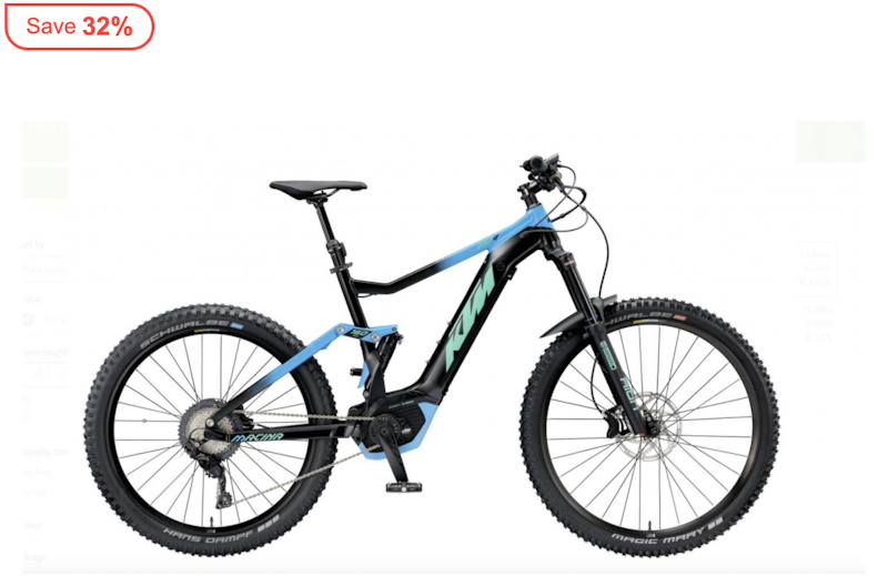 2019 KTM Macina Kapoho 274 E-MTB - RRP £3800 For Sale