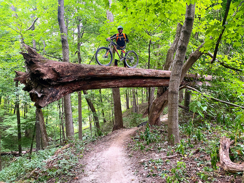 Clinton lake discount mountain bike trails