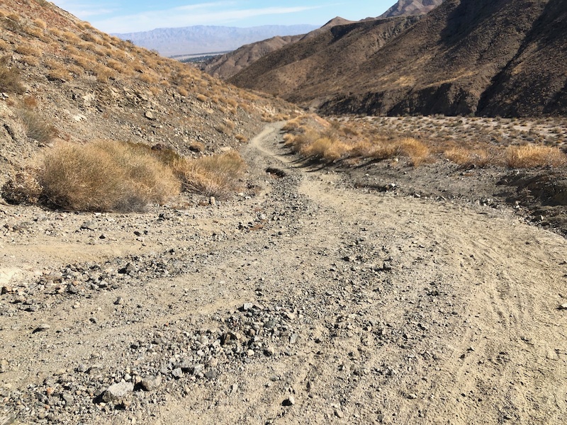 Dunn Road (TH to Desert Oasis) Mountain Biking Trail Cathedral City, CA