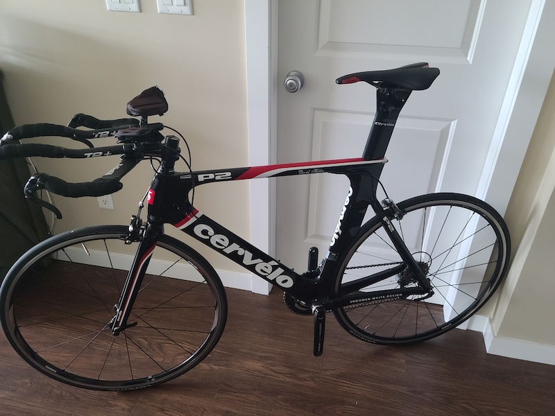 2012 Cervelo P2 Triathlon Bike size 58 