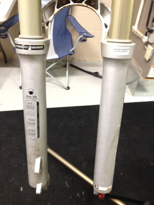 2007 Rockshox Dual-Air Reba SL 100mm non-tapered For Sale