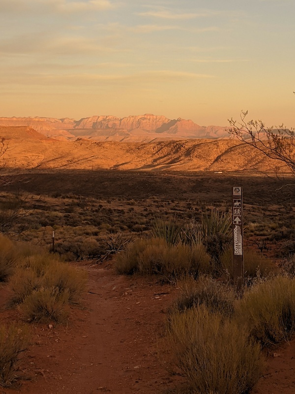 Cottonwood Hills Trail Horseback Trail Hurricane, Utah