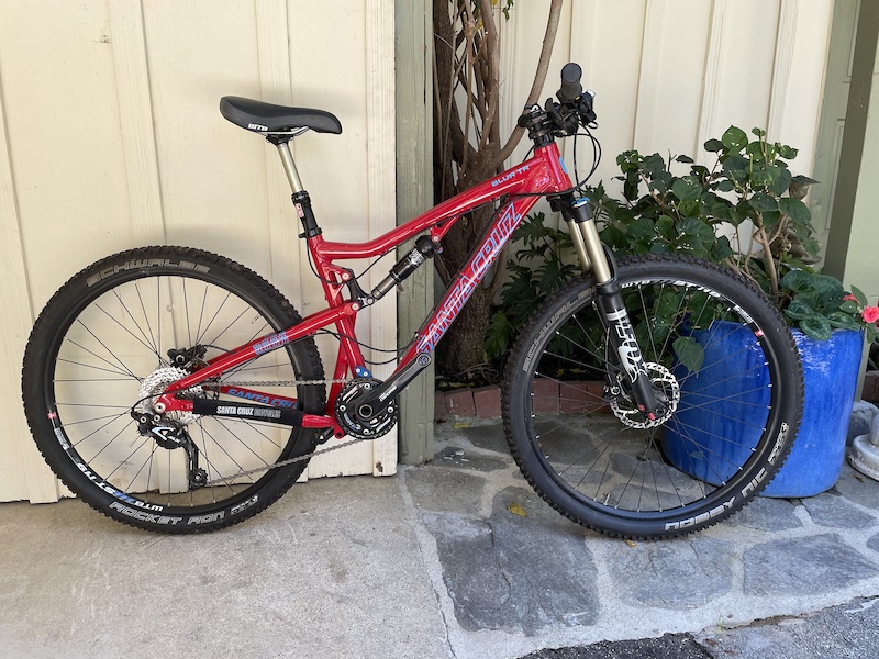 2013 Reduced! Like New Santa Cruz Blur TR Small, Fox Build For Sale