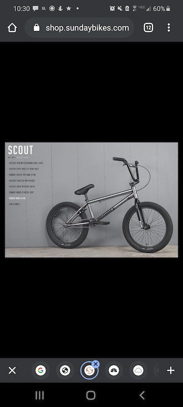 sunday scout bike 2021