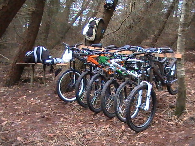 A pic of all the bikes at the ns