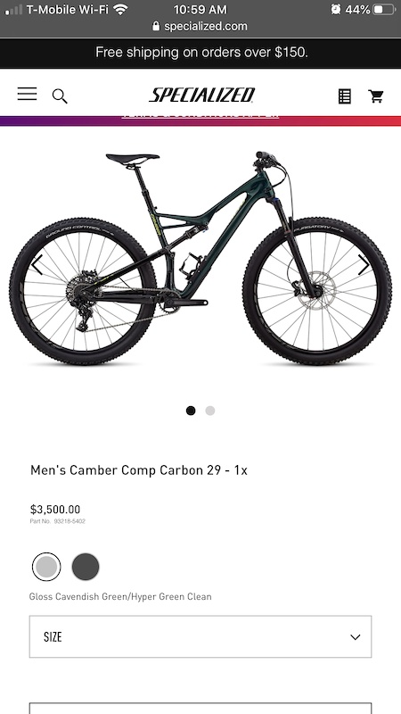 specialized men's camber 29