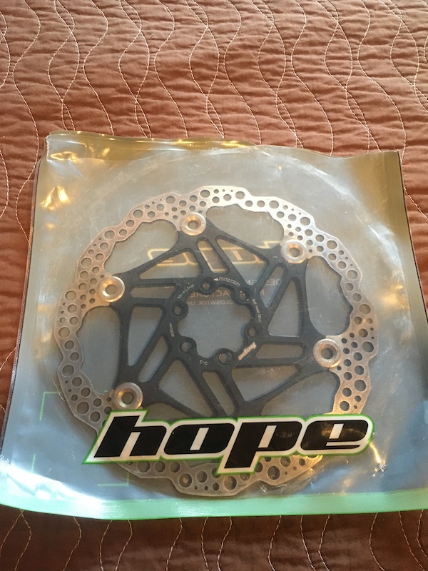 hope 180mm rotor purple