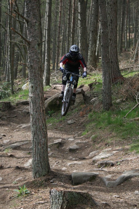 The old dh track at Pitfichie