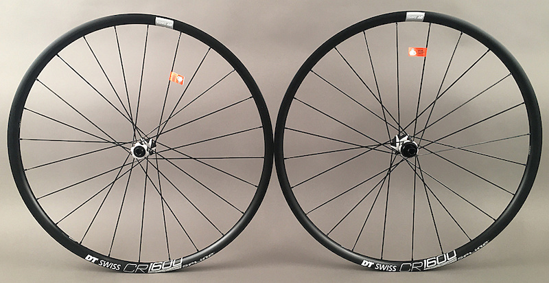 DT SWISS CR 1600 CX GRAVEL WHEELS CONVERTIBLE HUBS For Sale