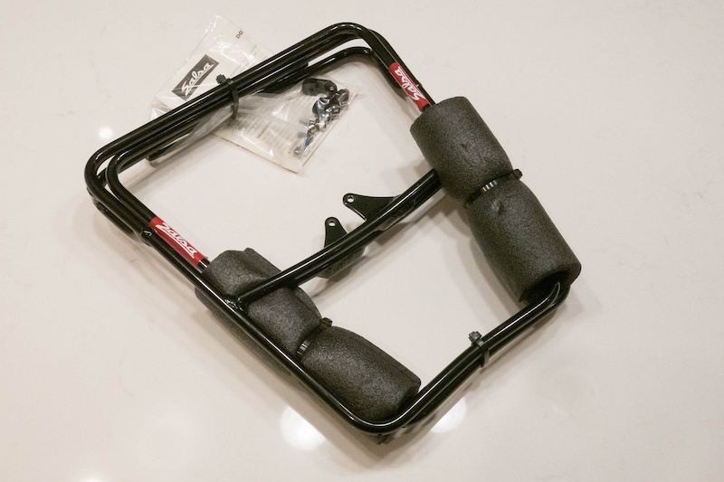 salsa down under front rack installation