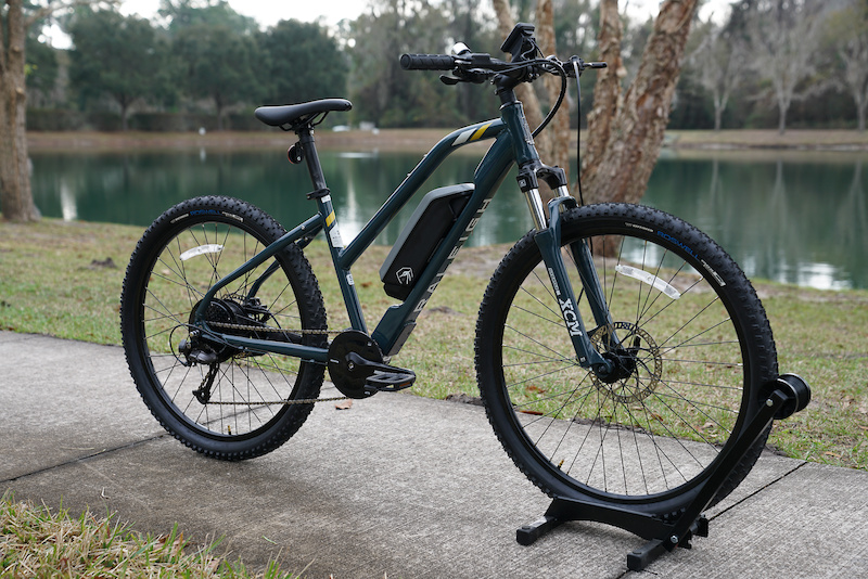 raleigh talus electric bike step over