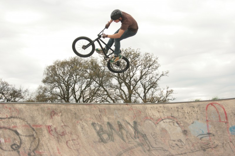 first day on new bmx!
photo: paul ridley