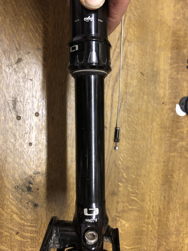 Onoff dropper seat post 31.6 100mm drop with lever For Sale