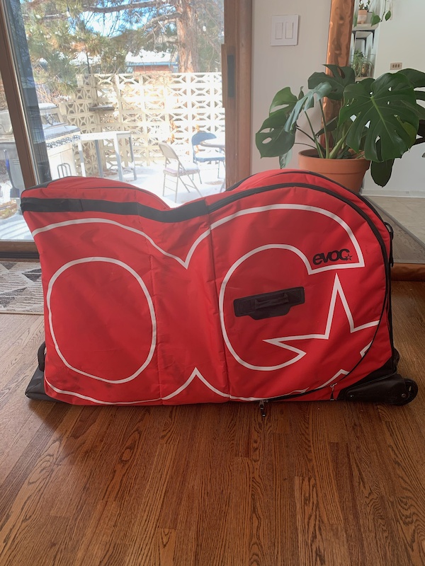 Red Evoc Travel Bag For Sale