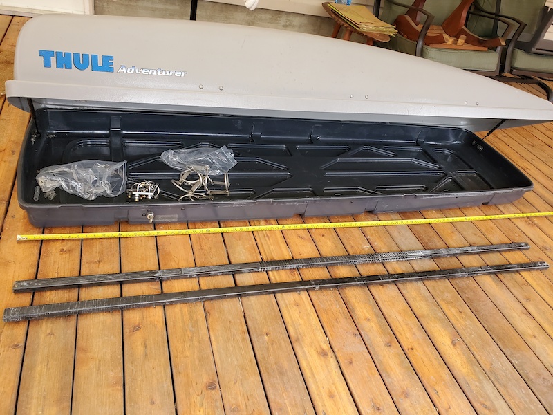 Thule Cargo Box and Load Bars For Sale