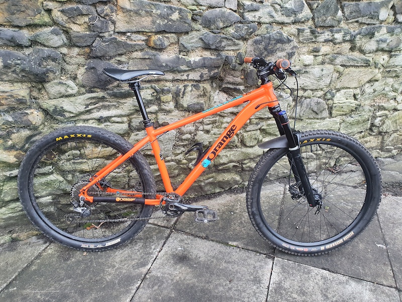2017 **SOLD** Custom Orange Clockwork 120 Medium, 27.5 For Sale