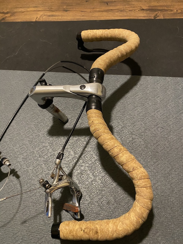 Moustache bars, brakes, bar end brake levers For Sale