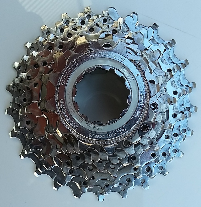 Cassette Shimano Ultegra CS-R6500 9V – 12-25T, Acier, Corps HG, Occasion