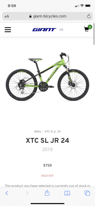 Giant deals xtc sl