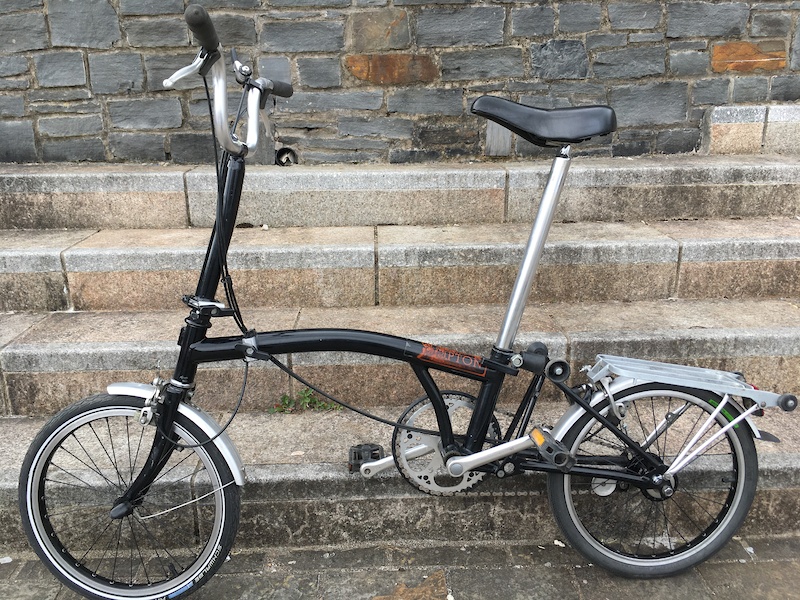 Brompton three speed folding bicycle BS6102 For Sale