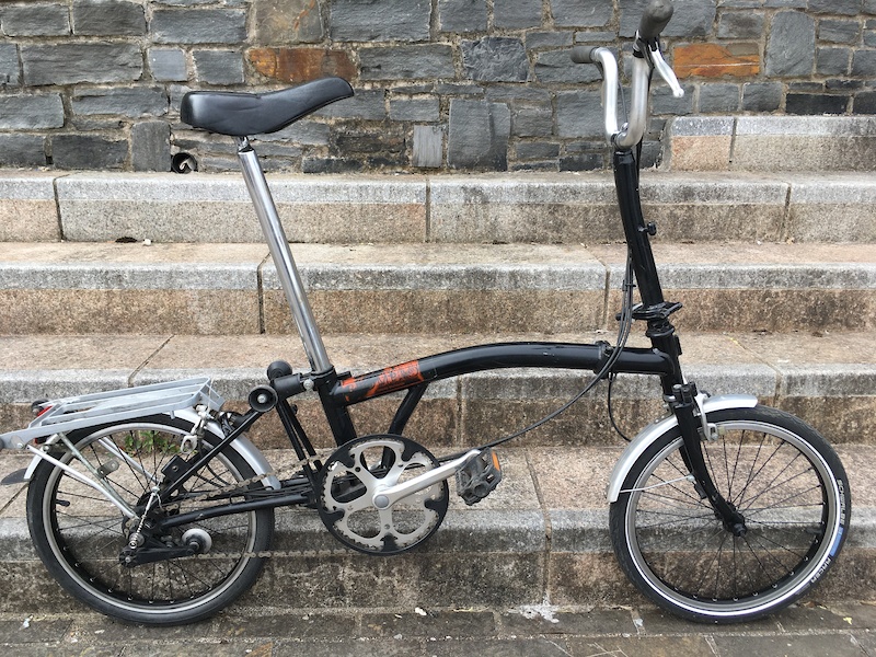 Brompton three speed folding bicycle BS6102 For Sale