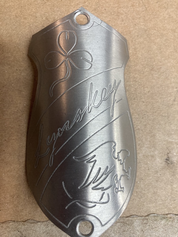 2020 Lynskey TI head tube badge For Sale