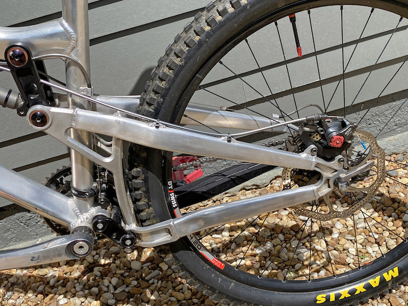 2006 Intense 6.6 Mountain Bike Raw Aluminum Large For Sale
