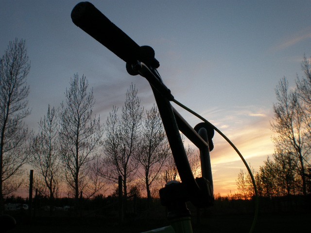 My BMX and a Beautiful Sunset