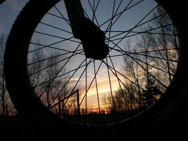 My BMX and a Beautiful Sunset