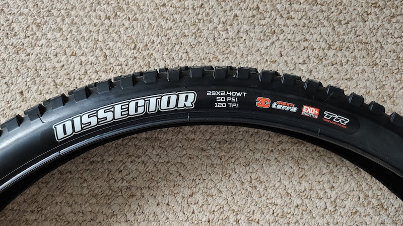 Pneu VTT Maxxis Dissector 29x2.60 TS 3C Maxx Terra Exo+ Tubeless read pas cher