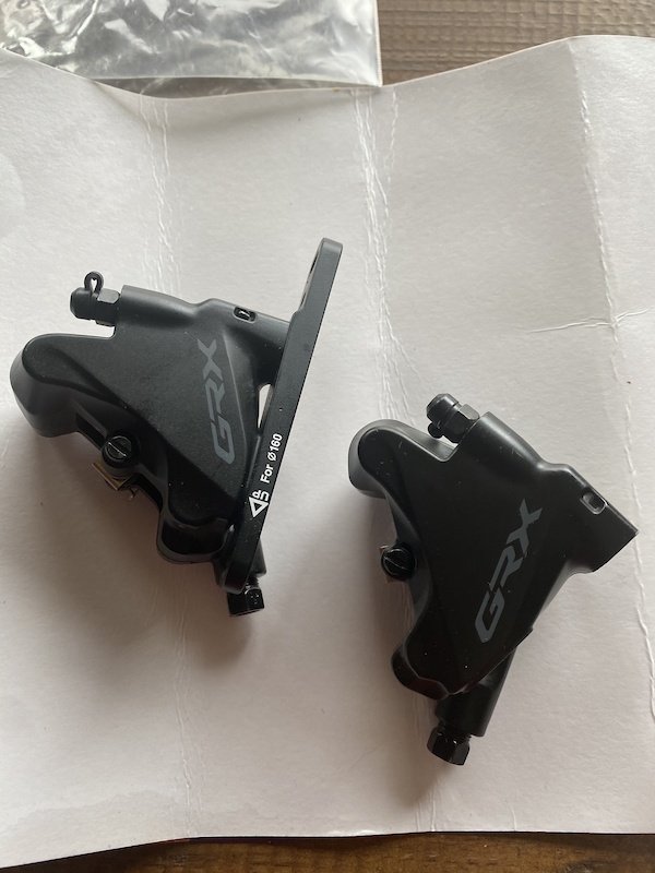 Shimano GRX Brakes w/ Post Mount Adapters 240 Shipped For Sale