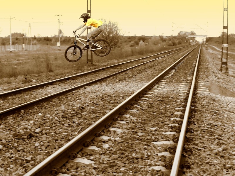 Track train gap.