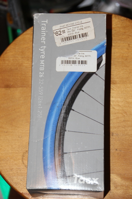 2020 Tacx Blue Foldable Indoor Trainer Tire For Sale