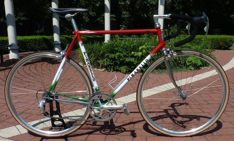 1992 Pinarello Asolo 56cm Italian trecolore For Sale