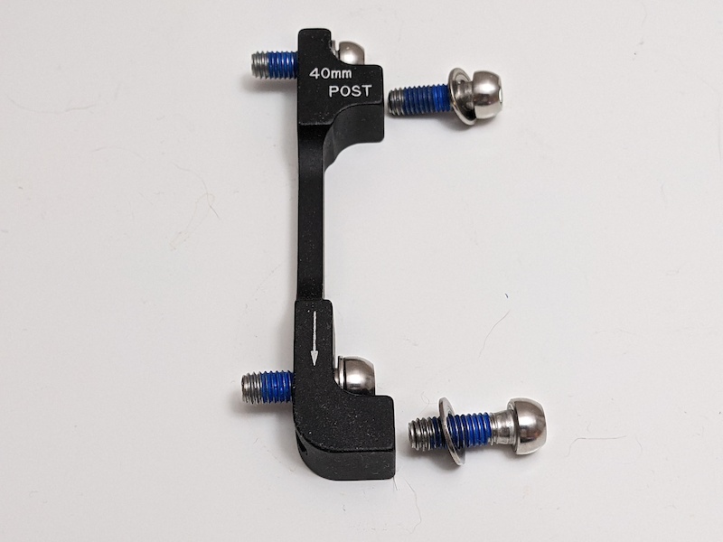 Sram Post Mount Brake Adapter Bracket 40mm + Bolts For Sale