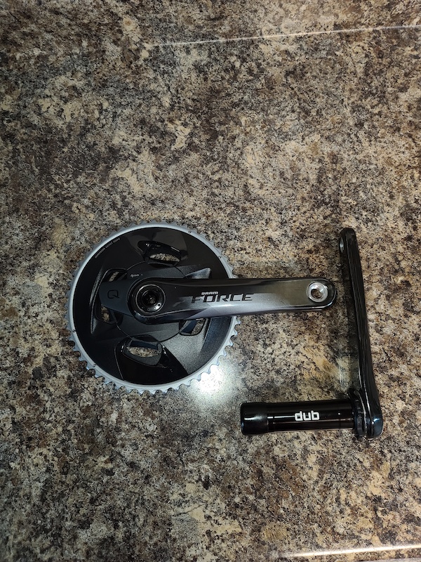 2021 Sram Force AXS Etap Power Meter Crankset 175mm 48/35T For Sale