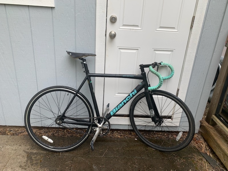 2015 Bianchi 57cm Fixed Gear Track Bike For Sale