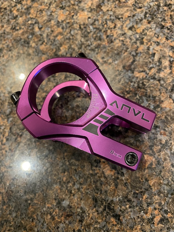 2021 Anvl Swage V2 Stem 35.0 clamp 32mm anodized purple For Sale