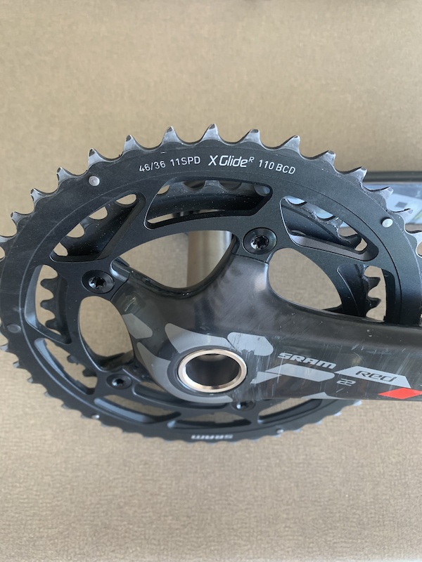 2013 SRAM Red 22 Crankset and Rings 46/36 For Sale