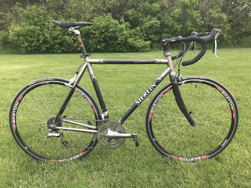 2005 Merlin Cielo Engraved Titanium Carbon Road Bike For Sale