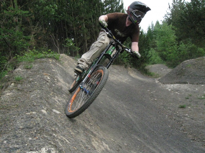 me on the s berms up kilvey hill , taken by sam davies