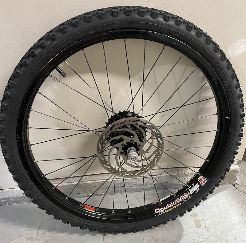 Sun Rims DoubleWide 24" rear Mtn Bike wheel For Sale