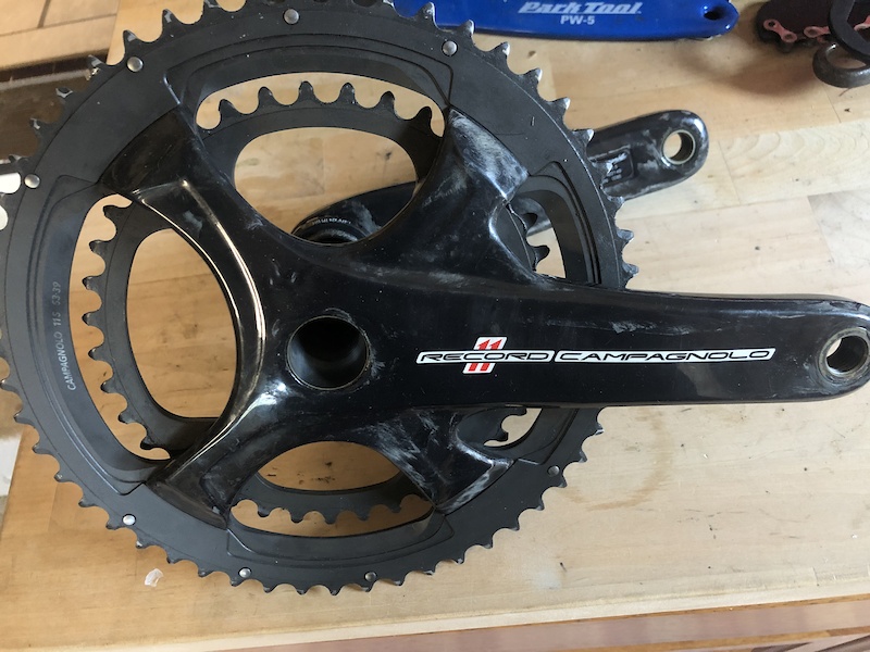 Campagnolo Super Record Ti Crankset 53/39 172.5 For Sale