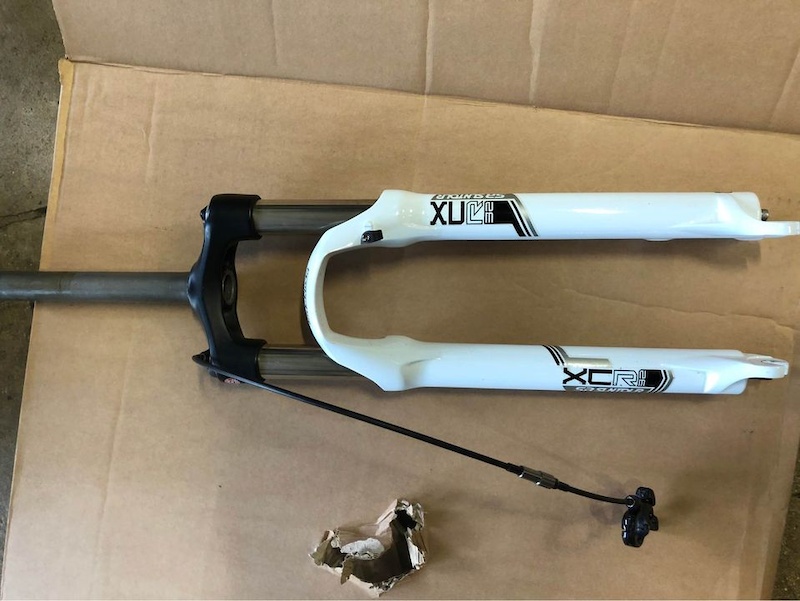 Sr Suntour Xcr32 Air Rl Disc 100mm Remote Lockout 2021 Suntour XCR32 100mm travel 1/8th AIR 27.5 For Sale