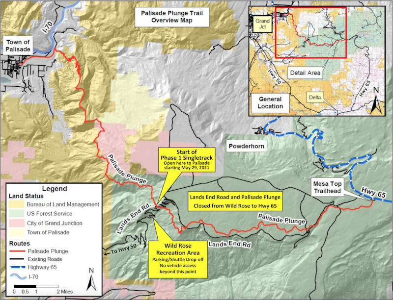 Palisade Plunge Mountain Biking Trail - Palisade, CO